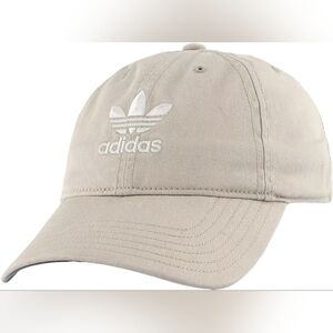 Adidas Women's Originals Relaxed Strapback Khaki Cap Hat One Size